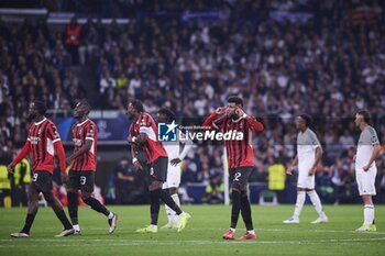 2024-11-05 - UEFA Champions League soccer match Real Madrid vs Milan at Santiago Bernabeu Stadium in Madrid, Spain 05 November 2024 Tijjani Reijnders celebrates a goal 900/Cordon Press - UEFA CHAMPIONS LEAGUE: REAL MADRID VS MILAN - UEFA CHAMPIONS LEAGUE - SOCCER