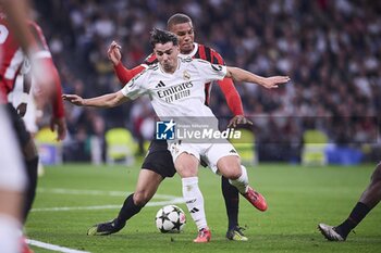 2024-11-05 - UEFA Champions League soccer match Real Madrid vs Milan at Santiago Bernabeu Stadium in Madrid, Spain 05 November 2024 Brahim Diaz 900/Cordon Press - UEFA CHAMPIONS LEAGUE: REAL MADRID VS MILAN - UEFA CHAMPIONS LEAGUE - SOCCER