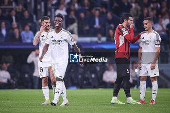 2024-11-05 - UEFA Champions League soccer match Real Madrid vs Milan at Santiago Bernabeu Stadium in Madrid, Spain 05 November 2024 Vinicius Jr 900/Cordon Press - UEFA CHAMPIONS LEAGUE: REAL MADRID VS MILAN - UEFA CHAMPIONS LEAGUE - SOCCER