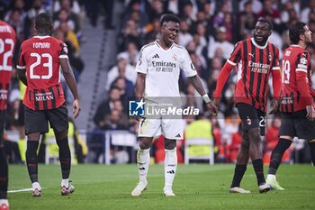 2024-11-05 - UEFA Champions League soccer match Real Madrid vs Milan at Santiago Bernabeu Stadium in Madrid, Spain 05 November 2024 Vinicius Jr 900/Cordon Press - UEFA CHAMPIONS LEAGUE: REAL MADRID VS MILAN - UEFA CHAMPIONS LEAGUE - SOCCER