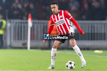 2024-11-05 - Fredrik Oppegard of PSV during the UEFA Champions League, League Phase, football match between PSV Eindhoven and Girona FC on November 5, 2024 at Philips Stadion in Eindhoven, Netherlands - FOOTBALL - CHAMPIONS LEAGUE - PSV EINDHOVEN V GIRONA - UEFA CHAMPIONS LEAGUE - SOCCER