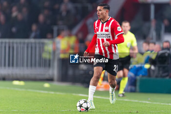 2024-11-05 - Couhaib Driouech of PSV during the UEFA Champions League, League Phase, football match between PSV Eindhoven and Girona FC on November 5, 2024 at Philips Stadion in Eindhoven, Netherlands - FOOTBALL - CHAMPIONS LEAGUE - PSV EINDHOVEN V GIRONA - UEFA CHAMPIONS LEAGUE - SOCCER