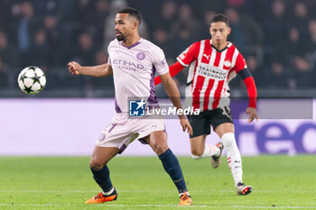 2024-11-05 - Yangel Herrera of Girona during the UEFA Champions League, League Phase, football match between PSV Eindhoven and Girona FC on November 5, 2024 at Philips Stadion in Eindhoven, Netherlands - FOOTBALL - CHAMPIONS LEAGUE - PSV EINDHOVEN V GIRONA - UEFA CHAMPIONS LEAGUE - SOCCER