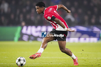 2024-11-05 - Ryan Flamingo of PSV during the UEFA Champions League, League Phase, football match between PSV Eindhoven and Girona FC on November 5, 2024 at Philips Stadion in Eindhoven, Netherlands - FOOTBALL - CHAMPIONS LEAGUE - PSV EINDHOVEN V GIRONA - UEFA CHAMPIONS LEAGUE - SOCCER