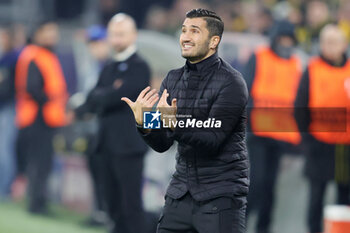 2024-11-05 - Head Coach Nuri Sahin of Borussia Dortmund during the UEFA Champions League, League phase, Matchday 4 football match between Borussia Dortmund and Sturm Graz on 5 November 2024 at Signal Iduna Park in Dortmund, Germany - FOOTBALL - CHAMPIONS LEAGUE - BORUSSIA DORTMUND V STURM GRAZ - UEFA CHAMPIONS LEAGUE - SOCCER