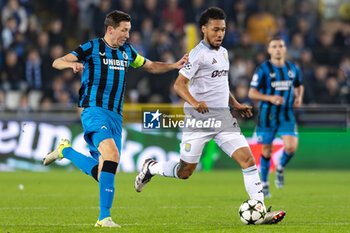 2024-11-06 - Aston Villa midfielder Boubacar Kamara and Club Brugge midfielder Hans Vanaken during the UEFA Champions League, League phase, Matchday 4 football match between Club Brugge and Aston Villa on 6 November 2024 at Jan Breydel Stadion in Brugge, Belgium - FOOTBALL - CHAMPIONS LEAGUE - CLUB BRUGGE V ASTON VILLA - UEFA CHAMPIONS LEAGUE - SOCCER