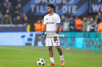 2024-11-06 - Aston Villa defender Ian Maatsen during the UEFA Champions League, League phase, Matchday 4 football match between Club Brugge and Aston Villa on 6 November 2024 at Jan Breydel Stadion in Brugge, Belgium - FOOTBALL - CHAMPIONS LEAGUE - CLUB BRUGGE V ASTON VILLA - UEFA CHAMPIONS LEAGUE - SOCCER