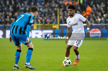 2024-11-06 - Aston Villa defender Ian Maatsen during the UEFA Champions League, League phase, Matchday 4 football match between Club Brugge and Aston Villa on 6 November 2024 at Jan Breydel Stadion in Brugge, Belgium - FOOTBALL - CHAMPIONS LEAGUE - CLUB BRUGGE V ASTON VILLA - UEFA CHAMPIONS LEAGUE - SOCCER