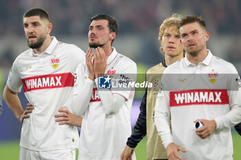 2024-11-06 - Pascal Stenzel of VfB Stuttgart looks dejected after the UEFA Champions League, League phase, Matchday 4 football match between VfB Stuttgart and Atalanta BC on 6 November 2024 at MHPArena in Stuttgart, Germany - FOOTBALL - CHAMPIONS LEAGUE - STUTTGART V ATALANTA - UEFA CHAMPIONS LEAGUE - SOCCER