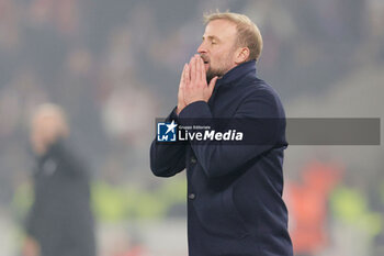 2024-11-06 - Head coach Sebastian Hoeness of VfB Stuttgart looks dejected during the UEFA Champions League, League phase, Matchday 4 football match between VfB Stuttgart and Atalanta BC on 6 November 2024 at MHPArena in Stuttgart, Germany - FOOTBALL - CHAMPIONS LEAGUE - STUTTGART V ATALANTA - UEFA CHAMPIONS LEAGUE - SOCCER