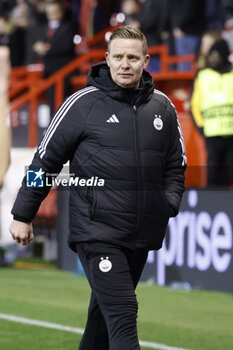2023-12-14 - Aberdeen Manager Barry Robson during the UEFA Europa Conference League, Group G football match between Aberdeen and Eintracht Frankfurt on 14 December 2023 at Pittodrie Stadium in Aberdeen, Scotland - FOOTBALL - CONFERENCE LEAGUE - ABERDEEN V FRANKFURT - UEFA CONFERENCE LEAGUE - SOCCER