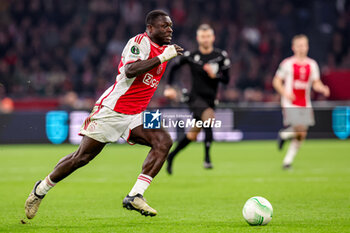 2024-03-07 - Brian Brobbey of AFC Ajax during the UEFA Europa Conference League, Round of 16, 1st leg football match between AFC Ajax and Aston Villa FC on March 7, 2024 at Johan Cruijff ArenA in Amsterdam, Netherlands - FOOTBALL - CONFERENCE LEAGUE - AJAX V ASTON VILLA - UEFA CONFERENCE LEAGUE - SOCCER