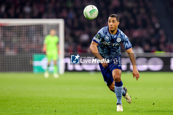 2024-03-07 - Youri Tielemans of Aston Villa during the UEFA Europa Conference League, Round of 16, 1st leg football match between AFC Ajax and Aston Villa FC on March 7, 2024 at Johan Cruijff ArenA in Amsterdam, Netherlands - FOOTBALL - CONFERENCE LEAGUE - AJAX V ASTON VILLA - UEFA CONFERENCE LEAGUE - SOCCER