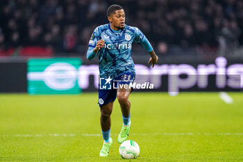 2024-03-07 - Leon Bailey of Aston Villa during the UEFA Europa Conference League, Round of 16, 1st leg football match between AFC Ajax and Aston Villa FC on March 7, 2024 at Johan Cruijff ArenA in Amsterdam, Netherlands - FOOTBALL - CONFERENCE LEAGUE - AJAX V ASTON VILLA - UEFA CONFERENCE LEAGUE - SOCCER