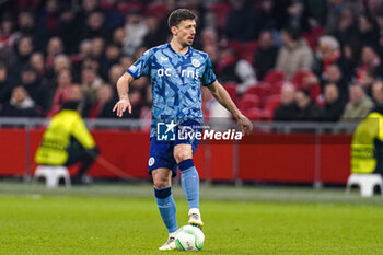 2024-03-07 - Clement Lenglet of Aston Villa during the UEFA Europa Conference League, Round of 16, 1st leg football match between AFC Ajax and Aston Villa FC on March 7, 2024 at Johan Cruijff ArenA in Amsterdam, Netherlands - FOOTBALL - CONFERENCE LEAGUE - AJAX V ASTON VILLA - UEFA CONFERENCE LEAGUE - SOCCER