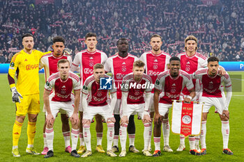 2024-03-07 - Team of AFC Ajax during the UEFA Europa Conference League, Round of 16, 1st leg football match between AFC Ajax and Aston Villa FC on March 7, 2024 at Johan Cruijff ArenA in Amsterdam, Netherlands - FOOTBALL - CONFERENCE LEAGUE - AJAX V ASTON VILLA - UEFA CONFERENCE LEAGUE - SOCCER