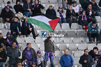 2024-03-14 - A Palestine flag - ACF FIORENTINA VS MACCABI HAIFA FC - UEFA CONFERENCE LEAGUE - SOCCER