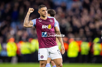 2024-03-14 - Aston Villa defender Diego Carlos celebrates at full time during the UEFA Europa Conference League, Round of 16, 2nd leg football match between Aston Villa and Ajax on 14 March 2024 at Villa Park in Birmingham, England - FOOTBALL - CONFERENCE LEAGUE - ASTON VILLA V AJAX - UEFA CONFERENCE LEAGUE - SOCCER