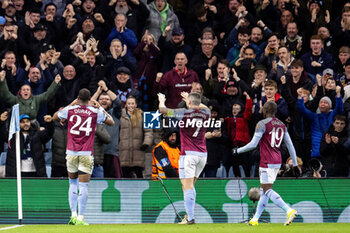 2024-03-14 - Aston Villa forward Jhon Duran (24) scores and celebrates 3-0 during the UEFA Europa Conference League, Round of 16, 2nd leg football match between Aston Villa and Ajax on 14 March 2024 at Villa Park in Birmingham, England - FOOTBALL - CONFERENCE LEAGUE - ASTON VILLA V AJAX - UEFA CONFERENCE LEAGUE - SOCCER