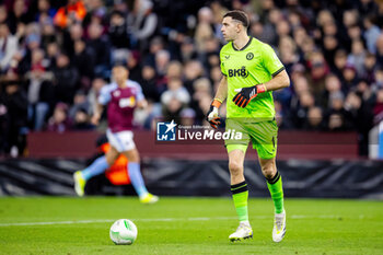 2024-03-14 - Aston Villa goalkeeper Emiliano Martinez during the UEFA Europa Conference League, Round of 16, 2nd leg football match between Aston Villa and Ajax on 14 March 2024 at Villa Park in Birmingham, England - FOOTBALL - CONFERENCE LEAGUE - ASTON VILLA V AJAX - UEFA CONFERENCE LEAGUE - SOCCER