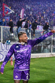 2024-04-18 - ACF Fiorentina's defender Domilson Cordeiro dos Santos knows as Dodo celebrates the victory - ACF FIORENTINA VS FC VIKTORIA PLZEN - UEFA CONFERENCE LEAGUE - SOCCER