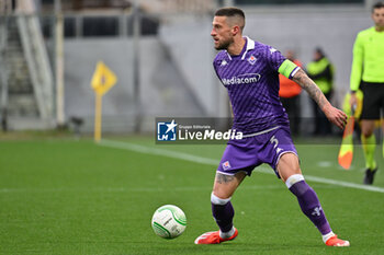 2024-04-18 - ACF Fiorentina's defender Cristiano Biraghi - ACF FIORENTINA VS FC VIKTORIA PLZEN - UEFA CONFERENCE LEAGUE - SOCCER