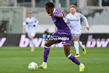 2024-04-18 - ACF Fiorentina's forward Christian Kouame - ACF FIORENTINA VS FC VIKTORIA PLZEN - UEFA CONFERENCE LEAGUE - SOCCER
