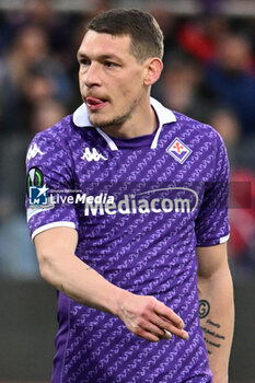 2024-04-18 - ACF Fiorentina's forward Andrea Belotti - ACF FIORENTINA VS FC VIKTORIA PLZEN - UEFA CONFERENCE LEAGUE - SOCCER