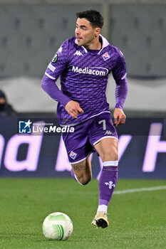 2024-04-18 - ACF Fiorentina's forward Riccardo Sottil - ACF FIORENTINA VS FC VIKTORIA PLZEN - UEFA CONFERENCE LEAGUE - SOCCER