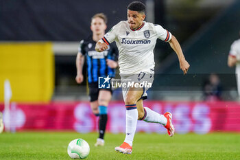2024-04-11 - Taison of PAOK during the UEFA Europa Conference League, Quarter-finals, 1st leg football match between Club Brugge KV and PAOK Saloniki on April 11, 2024 at Jan Breydelstadion in Brugge, Belgium - FOOTBALL - CONFERENCE LEAGUE - CLUB BRUGGE V PAOK - UEFA CONFERENCE LEAGUE - SOCCER