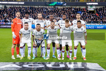 2024-04-11 - Team of PAOK during the UEFA Europa Conference League, Quarter-finals, 1st leg football match between Club Brugge KV and PAOK Saloniki on April 11, 2024 at Jan Breydelstadion in Brugge, Belgium - FOOTBALL - CONFERENCE LEAGUE - CLUB BRUGGE V PAOK - UEFA CONFERENCE LEAGUE - SOCCER