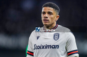 2024-04-11 - Taison of PAOK during the UEFA Europa Conference League, Quarter-finals, 1st leg football match between Club Brugge KV and PAOK Saloniki on April 11, 2024 at Jan Breydelstadion in Brugge, Belgium - FOOTBALL - CONFERENCE LEAGUE - CLUB BRUGGE V PAOK - UEFA CONFERENCE LEAGUE - SOCCER