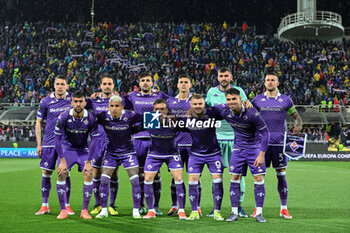 2024-05-02 - ACF Fiorentina's team line-up - ACF FIORENTINA VS CLUB BRUGGE - UEFA CONFERENCE LEAGUE - SOCCER