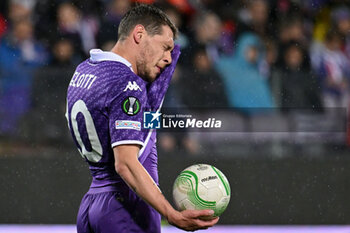 2024-05-02 - ACF Fiorentina's forward Andrea Belotti reacts - ACF FIORENTINA VS CLUB BRUGGE - UEFA CONFERENCE LEAGUE - SOCCER