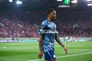 09/05/2024 - 31 Leon Bailey of Aston Villa FC is playing during the UEFA Conference League, Semi-finals, 2nd leg, match between Olympiacos Piraeus and Aston Villa FC at Georgios Karaiskakis Stadium on May 9, 2024, in Piraeus, Greece. - OLYMPIACOS VS ASTON VILLA, SEMI-FINALS - 2ND LEG - UEFA CONFERENCE LEAGUE - CALCIO