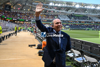 2024-05-29 - Rocco Benito Commisso President of A.C.F. Fiorentina during UEFA Europa Conference League 2024 final soccer match between Olympiacos F.C. vs. A.C.F. Fiorentina at OPAP Arena, Athens, 29th of May 2024 - FINAL - OLYMPIACOS VS ACF FIORENTINA - UEFA CONFERENCE LEAGUE - SOCCER