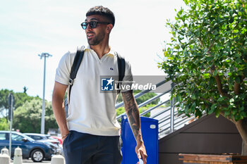 2024-05-27 - ACF Fiorentina's forward Nicolas Gonzalez arrives at the airport - DEPARTURE OF ACF FIORENTINA FOR ATHENS - UEFA CONFERENCE LEAGUE - SOCCER