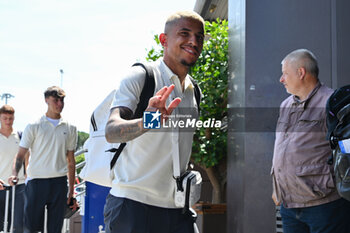 2024-05-27 - ACF Fiorentina's defender Domilson Cordeiro dos Santos knows as Dodo arrives at the airport - DEPARTURE OF ACF FIORENTINA FOR ATHENS - UEFA CONFERENCE LEAGUE - SOCCER