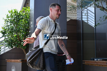 2024-05-27 - ACF Fiorentina's forward Andrea Belotti arrives at the airport - DEPARTURE OF ACF FIORENTINA FOR ATHENS - UEFA CONFERENCE LEAGUE - SOCCER