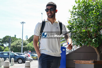 2024-05-27 - ACF Fiorentina's forward Nicolas Gonzalez arrives at the airport - DEPARTURE OF ACF FIORENTINA FOR ATHENS - UEFA CONFERENCE LEAGUE - SOCCER