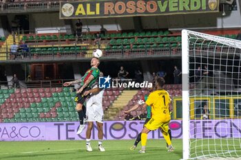 2024-08-10 - Loiacono and Heinz, during the Ternana vs Casertana football match, valid for the 2024-2025 Serie C Italian Cup tournament - ITALIAN FOOTBALL SERIE C COPPA ITALIA 2024-25 - TERNANA VS CASERTANA - SERIE C ITALIAN CUP - SOCCER