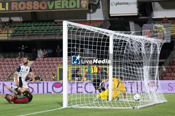 2024-08-10 - Zanellati defeated by Capuano's shot, during the Ternana vs Casertana football match, valid for the 2024-2025 Serie C Italian Cup tournament - ITALIAN FOOTBALL SERIE C COPPA ITALIA 2024-25 - TERNANA VS CASERTANA - SERIE C ITALIAN CUP - SOCCER