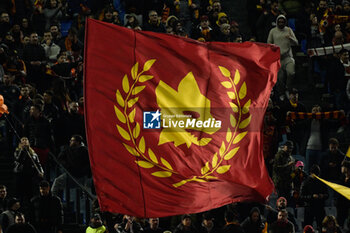 2024-01-03 - AS Roma supporters during the Coppa Italia Frecciarossa round of 16 match between AS Roma vs US Cremonese at the Olimpic Stadium in Rome on 03 January 2024. - AS ROMA VS US CREMONESE - ITALIAN CUP - SOCCER