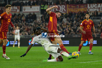 2024-01-03 - Frank Cedric Tsadjout (US Cremonese); goal 0-1 during the Coppa Italia Frecciarossa round of 16 match between AS Roma vs US Cremonese at the Olimpic Stadium in Rome on 03 January 2024. - AS ROMA VS US CREMONESE - ITALIAN CUP - SOCCER