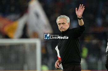 2024-01-03 - José Mourinho coach of AS Roma;  during the Coppa Italia Frecciarossa round of 16 match between AS Roma vs US Cremonese at the Olimpic Stadium in Rome on 03 January 2024. - AS ROMA VS US CREMONESE - ITALIAN CUP - SOCCER