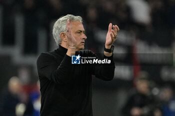 2024-01-03 - José Mourinho coach of AS Roma;  during the Coppa Italia Frecciarossa round of 16 match between AS Roma vs US Cremonese at the Olimpic Stadium in Rome on 03 January 2024. - AS ROMA VS US CREMONESE - ITALIAN CUP - SOCCER