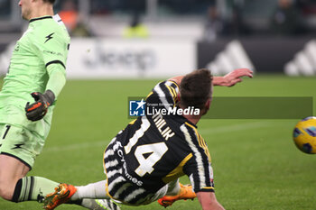 2024-01-11 - Arkadiusz Milik (Juventus FC) scores the second goal - JUVENTUS FC VS FROSINONE CALCIO - ITALIAN CUP - SOCCER