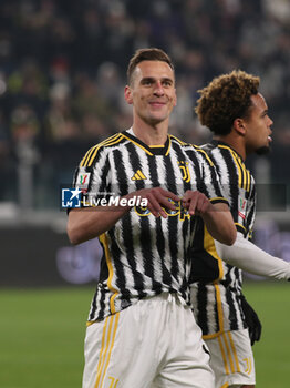 2024-01-11 - Arkadiusz Milik (Juventus FC) celebrates - JUVENTUS FC VS FROSINONE CALCIO - ITALIAN CUP - SOCCER