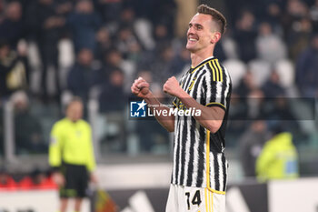 2024-01-11 - Arkadiusz Milik (Juventus FC) celebrates - JUVENTUS FC VS FROSINONE CALCIO - ITALIAN CUP - SOCCER