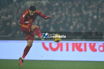 2024-01-10 - Leandro Paredes of A.S. Roma during the quarter-final of the Frecciarossa Italian Cup between S.S. Lazio vs A.S. Roma, 10 January 2024 at the Olympic Stadium in Rome. - SS LAZIO VS AS ROMA - ITALIAN CUP - SOCCER
